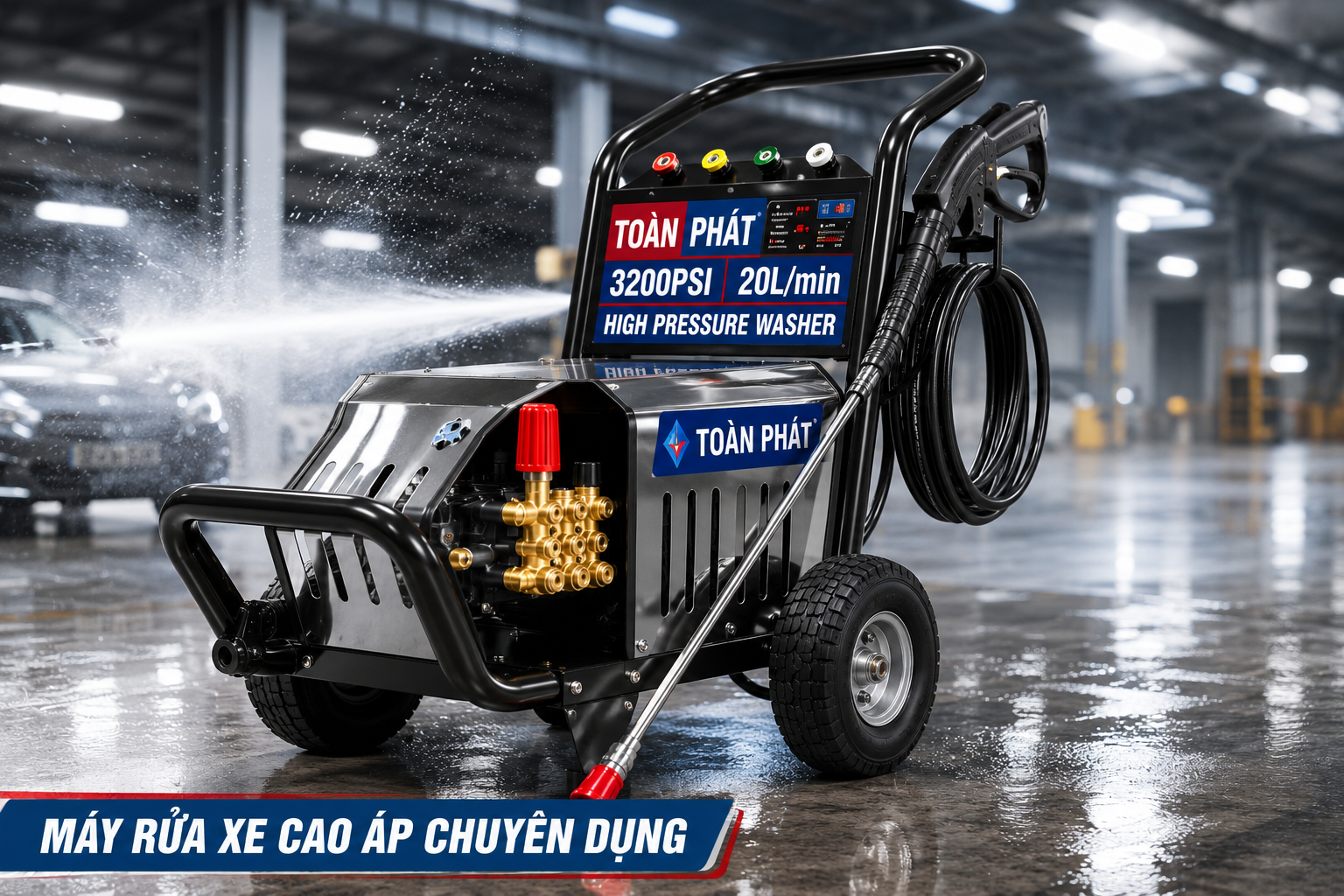 Máy rửa xe Toàn Phát